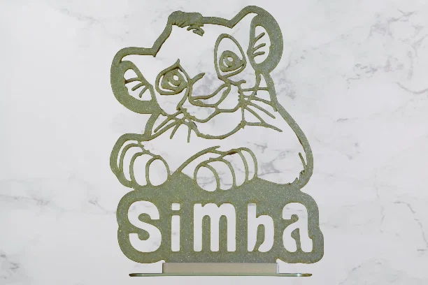 Mô hình in 3D Simba - Vua Sư Tử trang trí để bàn cực đẹp - Image 2