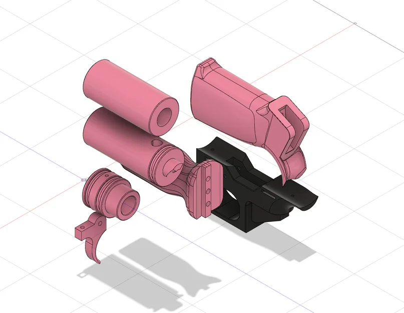 Kirby Nerf Blaster – Bộ part in 3D (Fusion360) để tự build - Image 1