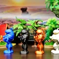 Mô hình in 3D móc khóa Xì Trum (Smurf) trang trí siêu đáng yêu - Thumbnail 4