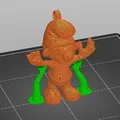 Mô hình in 3D móc khóa Xì Trum (Smurf) trang trí siêu đáng yêu - Thumbnail 7
