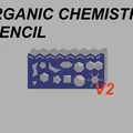 Stencil Hóa Hữu Cơ (Organic Chemistry Stencil V2) - Thumbnail 1