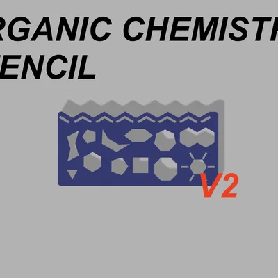 Stencil Hóa Hữu Cơ (Organic Chemistry Stencil V2)