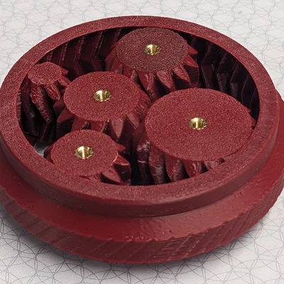 Umikot 58mm Mechanism & Spin Ring chỉnh để gắn M3 HEATSET INSERTS