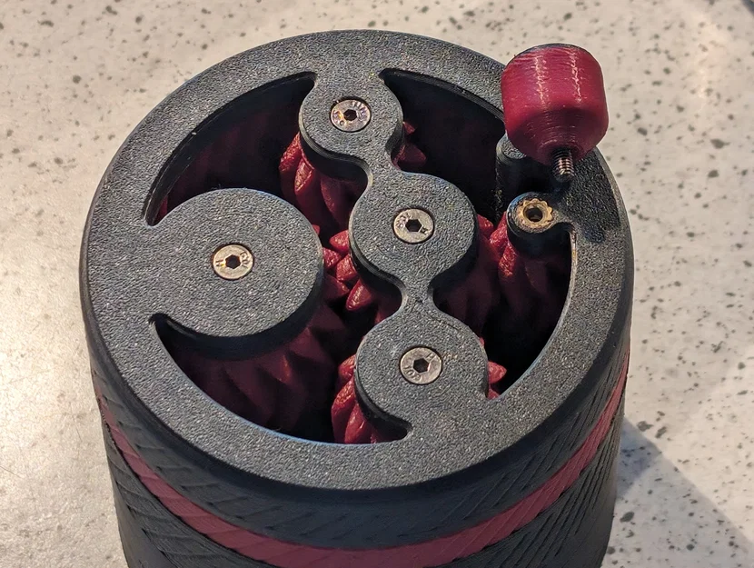 Umikot 58mm Mechanism & Spin Ring chỉnh để gắn M3 HEATSET INSERTS - Image 2