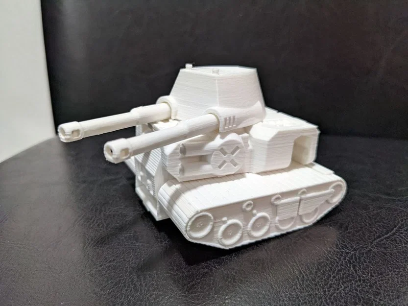 Decepticon Tank biến hình – in 1 lần, không cần support - Image 2