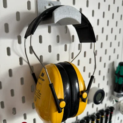 Giá treo tai nghe IKEA Skadis dùng T-Clip Mini - Phụ kiện 3D hữu ích