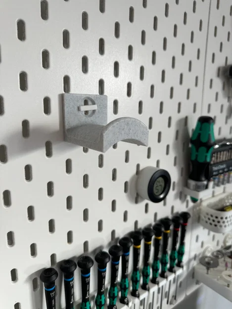 Giá treo tai nghe IKEA Skadis dùng T-Clip Mini - Phụ kiện 3D hữu ích - Image 2