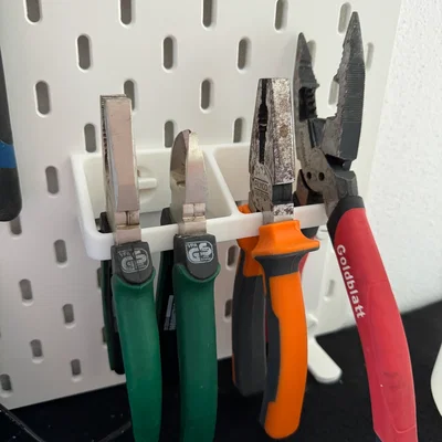Giá treo kìm Skadis Pliers Holder với T-Clips tiện lợi