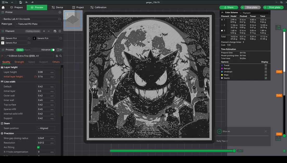 Gengar - HueForge - Image 2