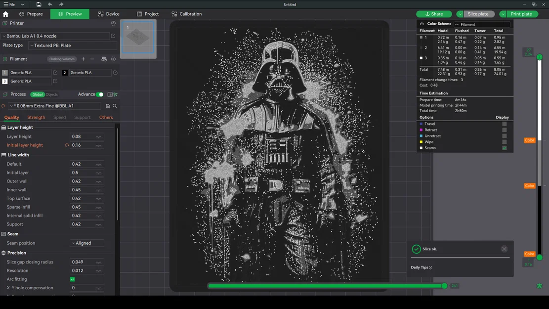 Darth Vader (Star Wars) - HueForge - Image 2