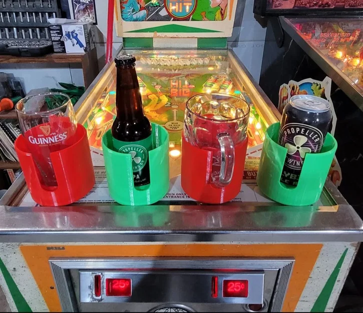 Giá Đỡ Nước Cho Pinball (Pinball Drink Holder) - Image 1