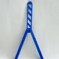 Dao bướm (Butterfly knife) tập luyện lưỡi giả - Thumbnail 2