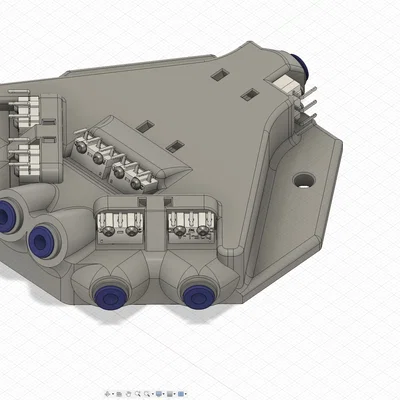 Bộ Hub 6-vào-1 cho máy in 3D tích hợp cảm biến sợi nhựa