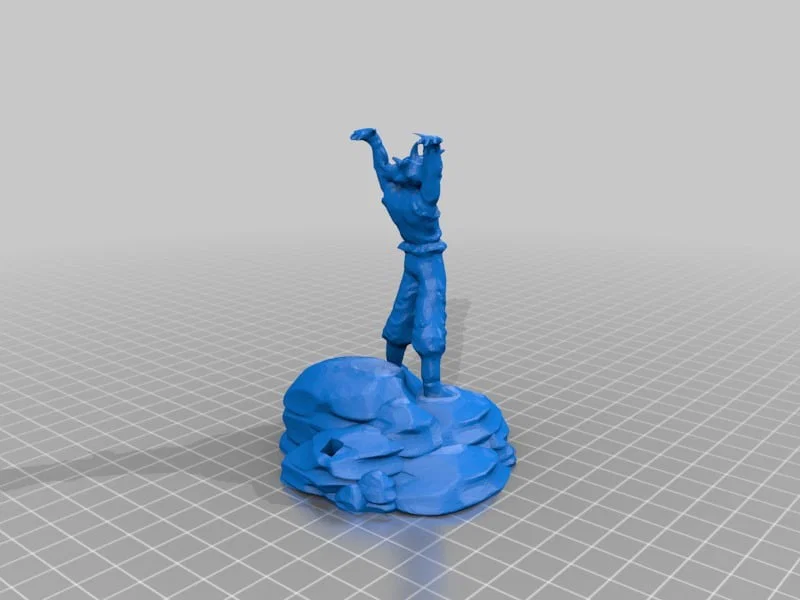Mô hình 3D Goku tung Quả cầu tinh thần (Spirit Bomb) Dragon Ball Z - Image 2