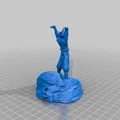 Mô hình 3D Goku tung Quả cầu tinh thần (Spirit Bomb) Dragon Ball Z - Thumbnail 2