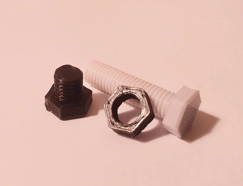 Bu lông & Đai ốc 7mm với nhiều chiều dài - Image 2