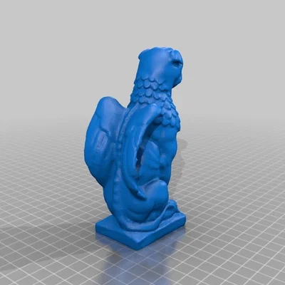 Mô hình Pug Griffin in 3D: Kết hợp độc đáo giữa chó Pug và Griffin
