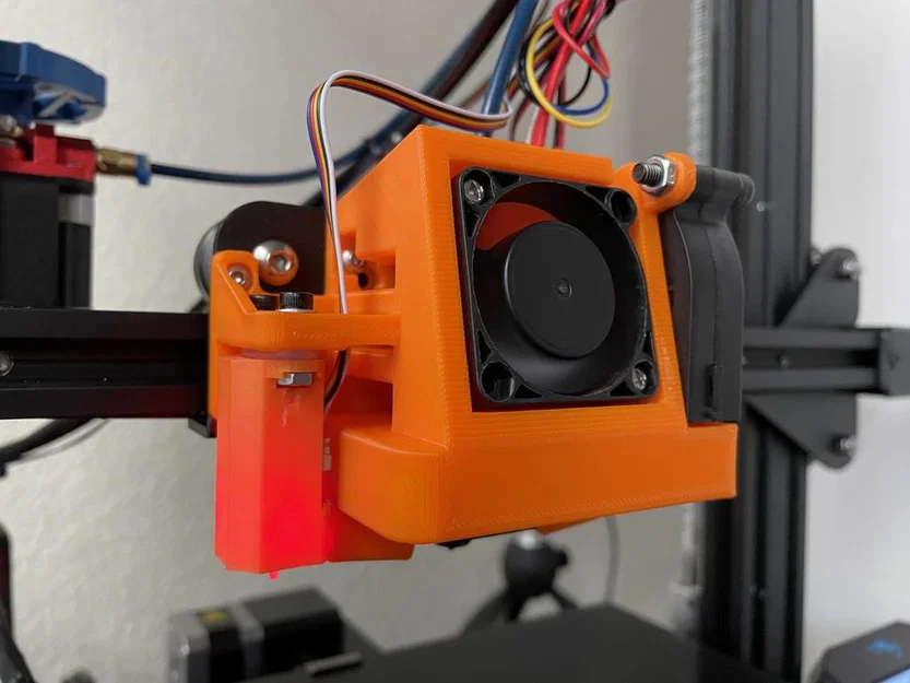 Remix cụm quạt Ender 3 V2 (Satsana, BLTouch, quạt 4010 + 5015) - Image 1