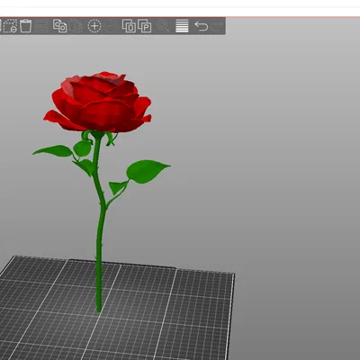 Mô hình hoa hồng 3D trang trí đẹp mắt - File STL chất lượng cao