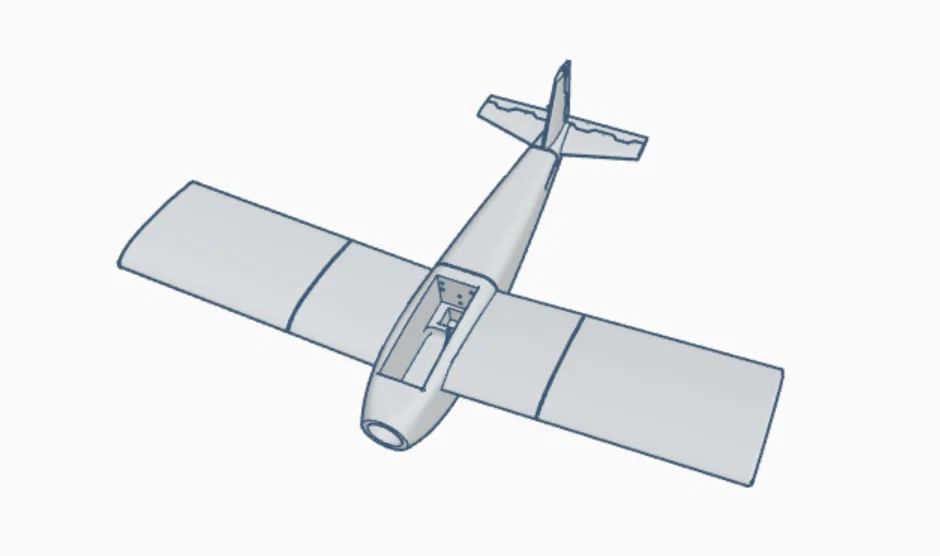RC Plane (Máy bay điều khiển từ xa) – Ổn định, dễ in 3D - Image 8