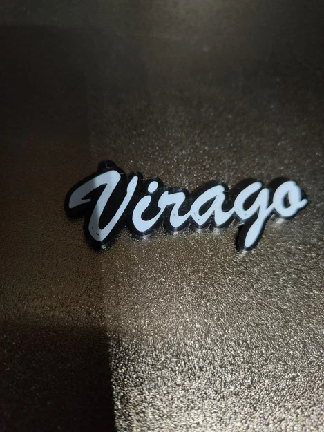 Móc khóa in 3D chữ Yamaha Virago cực chất cho biker - Image 2