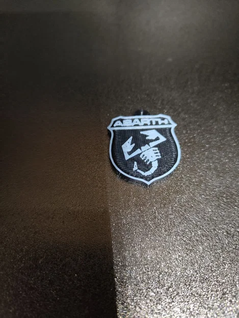 Móc khóa Abarth thiết kế phong cách thể thao in 3D - Image 2