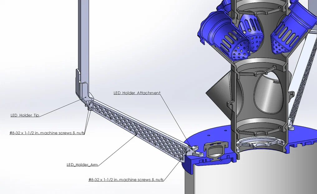 Tháp Trồng Cây Thủy Canh Module kèm Đèn LED Phát Triển - Image 12