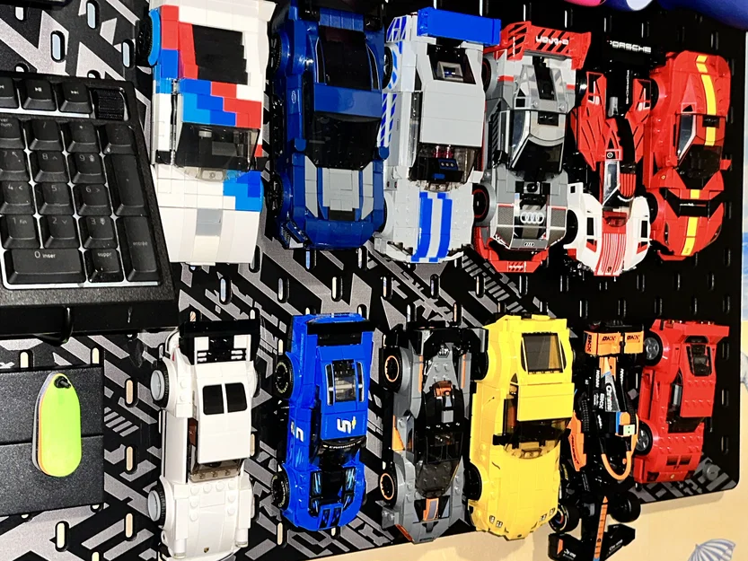 Giá Treo Tường IKEA SKÅDIS Cho Mô Hình LEGO Speed Champions - Image 1