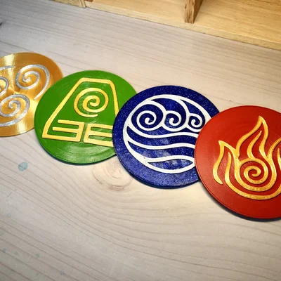 Coaster nguyên tố ATLA: Avatar: The Last Airbender