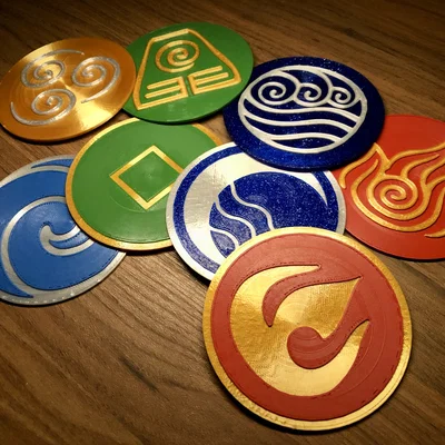 Coaster nguyên tố ATLA: Avatar: The Last Airbender