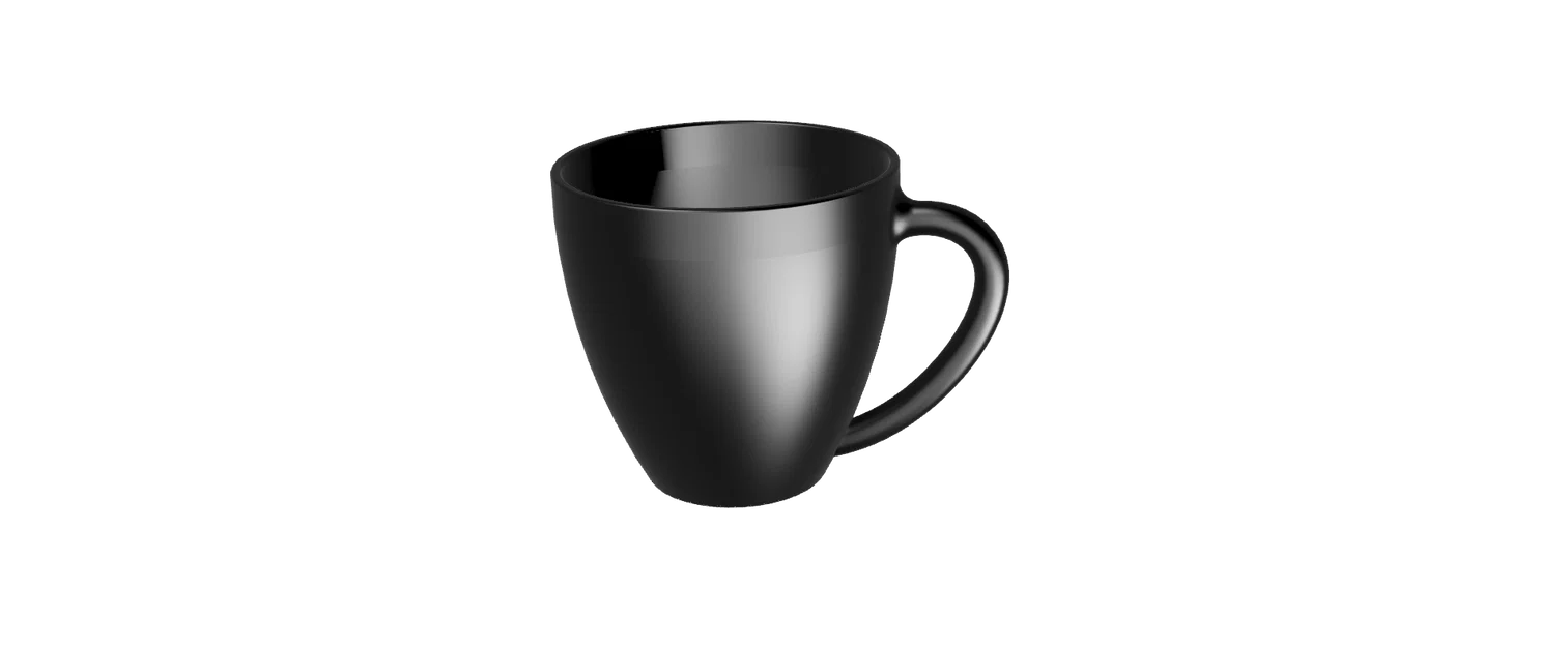 Mẫu Cốc Uống Nước Đơn Giản (Tasse, Cup) In 3D Cho Góc Làm Việc - Image 1
