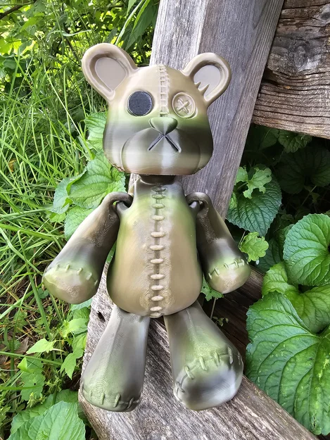 “Stitches” – Gấu Teddy Khớp Articulated - Image 4