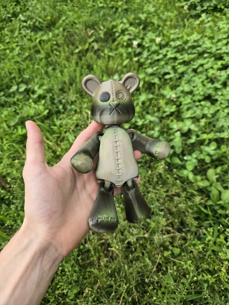 “Stitches” – Gấu Teddy Khớp Articulated - Image 6