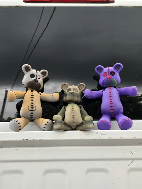 “Stitches” – Gấu Teddy Khớp Articulated - Image 8