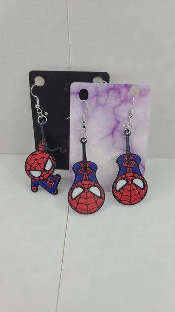 3 Bông tai/Móc khóa Spiderman - Image 1