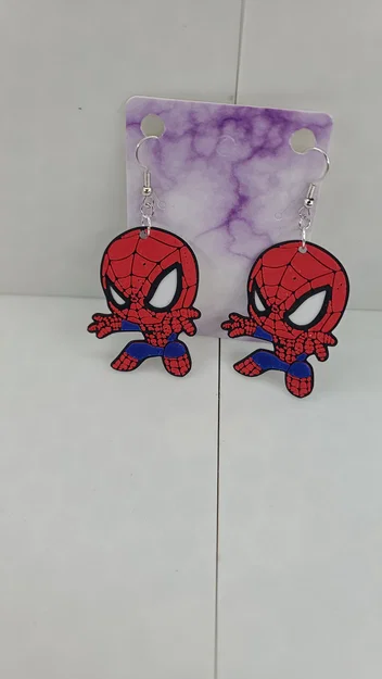 3 Bông tai/Móc khóa Spiderman - Image 3