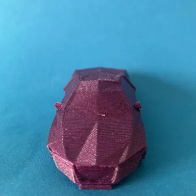 Mô hình xe ô tô thể thao phong cách Low-Poly in 3D độc đáo