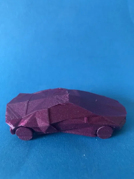 Mô hình xe ô tô thể thao phong cách Low-Poly in 3D độc đáo - Image 2