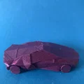 Mô hình xe ô tô thể thao phong cách Low-Poly in 3D độc đáo - Thumbnail 2
