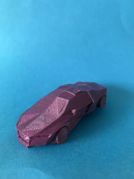 Mô hình xe ô tô thể thao phong cách Low-Poly in 3D độc đáo - Image 3