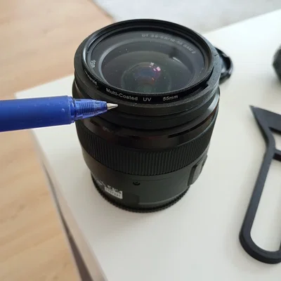 Loa che nắng Sun hood cho ống kính Sony 55mm (SAL18552)