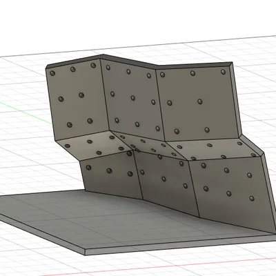 Mô hình trưng bày để bàn: Vách leo đá/Bouldering