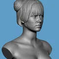 Bộ mô hình 3D đầu nữ chân thực Realistic Heroic Female Basemesh - Thumbnail 2