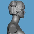Bộ mô hình 3D đầu nữ chân thực Realistic Heroic Female Basemesh - Thumbnail 4