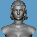 Bộ mô hình 3D đầu nữ chân thực Realistic Heroic Female Basemesh - Thumbnail 5