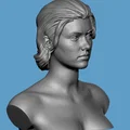 Bộ mô hình 3D đầu nữ chân thực Realistic Heroic Female Basemesh - Thumbnail 9