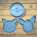 Bộ Khuôn Cắt Bánh Quy Pokemon: Pikachu, Eevee & Pokeball - Thumbnail 1