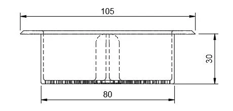 Lưới lọc bồn rửa chén (lỗ tròn) - Image 4