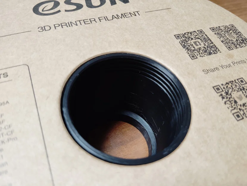 Bộ gia cố lõi cuộn nhựa in 3D eSUN (Paper Spool Reinforcement) - Image 3