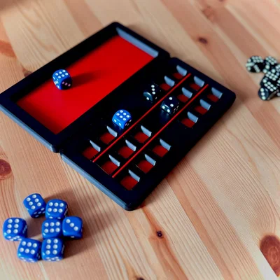 Hộp Đựng Xúc Xắc & Bàn Chơi Knucklebones (Dice Case and Gameboard)